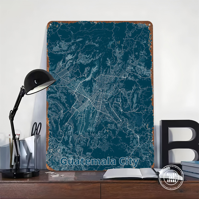 Mapa miasta Gwatemala, plakat  – Custom Map Poster recenzja i cena