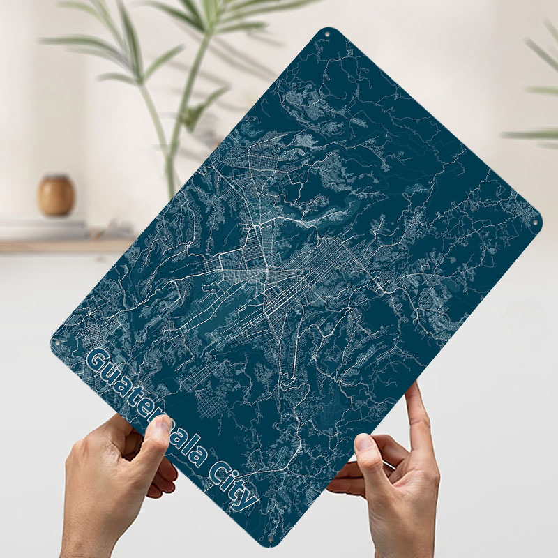 Mapa miasta Gwatemala, plakat  – Custom Map Poster recenzja i cena
