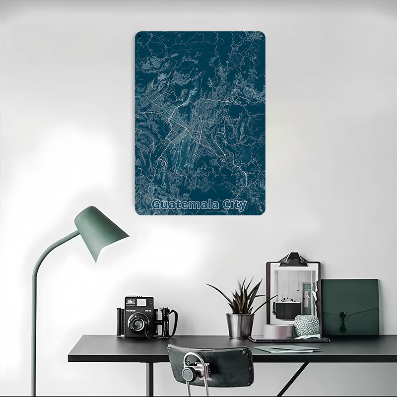 Mapa miasta Gwatemala, plakat  – Custom Map Poster recenzja i cena