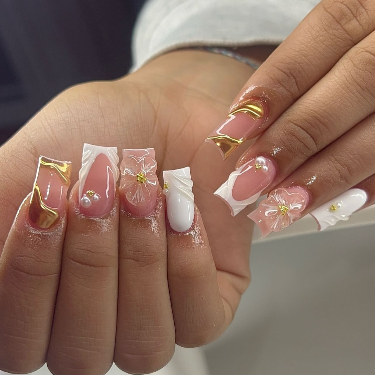 24 szt. Kwadratowe, naklejane  – Pressed Flower Art recenzja i cena