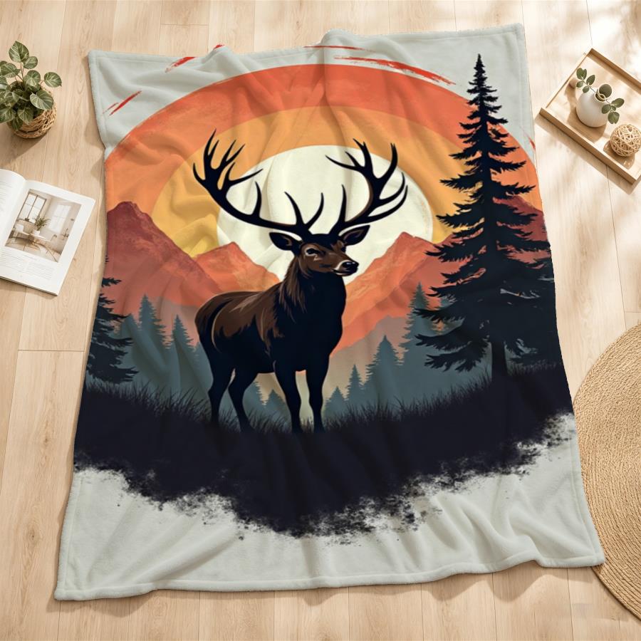 Koc flanelowy w stylu vintage  – Family Tree Print recenzja i cena