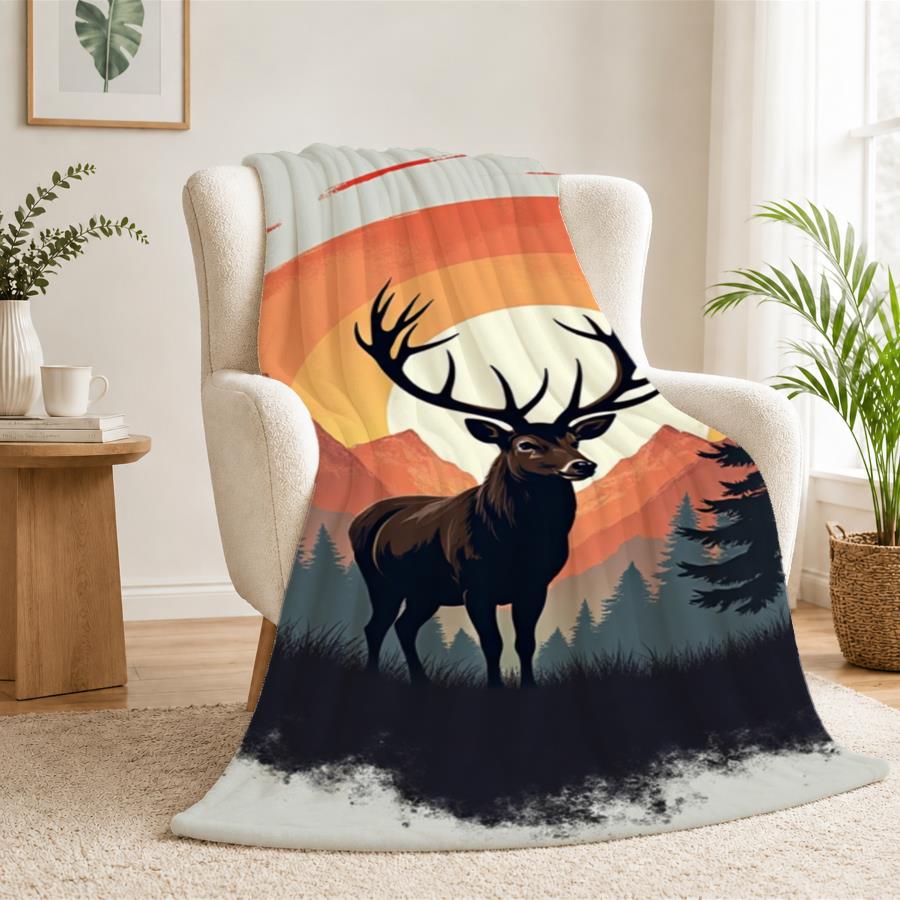 Koc flanelowy w stylu vintage  – Family Tree Print recenzja i cena