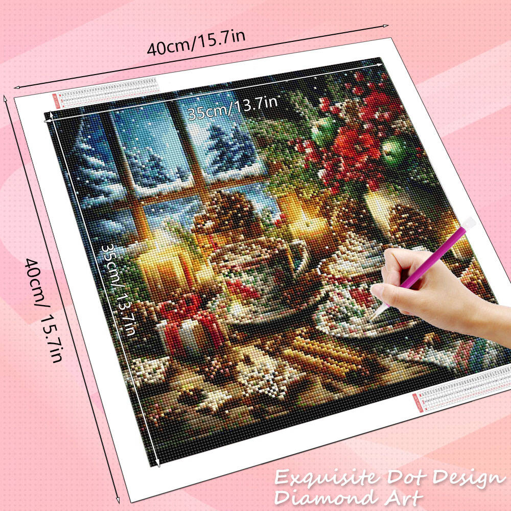 HUACAN Diamentowe Malowanie Fi – Photo Mosaic Print recenzja i cena